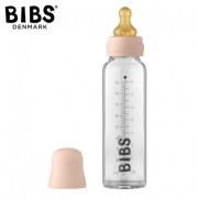 BIBS maitinimo buteliukas iš stiklo 225 ml. Anti-Colic 0 mėn+ (Blush)